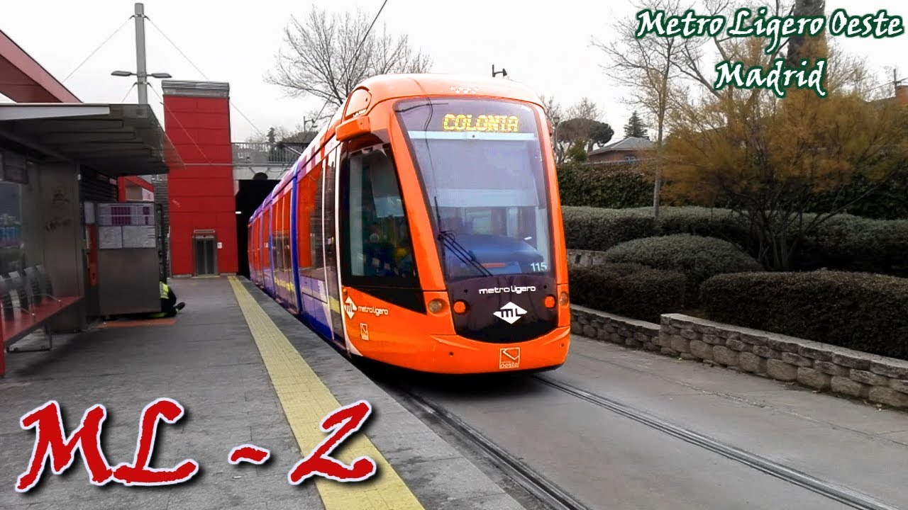 ML2 : Metro Ligero Мадрид ( Alstom Citadis 302 ) [ Мадридский трамвай ]