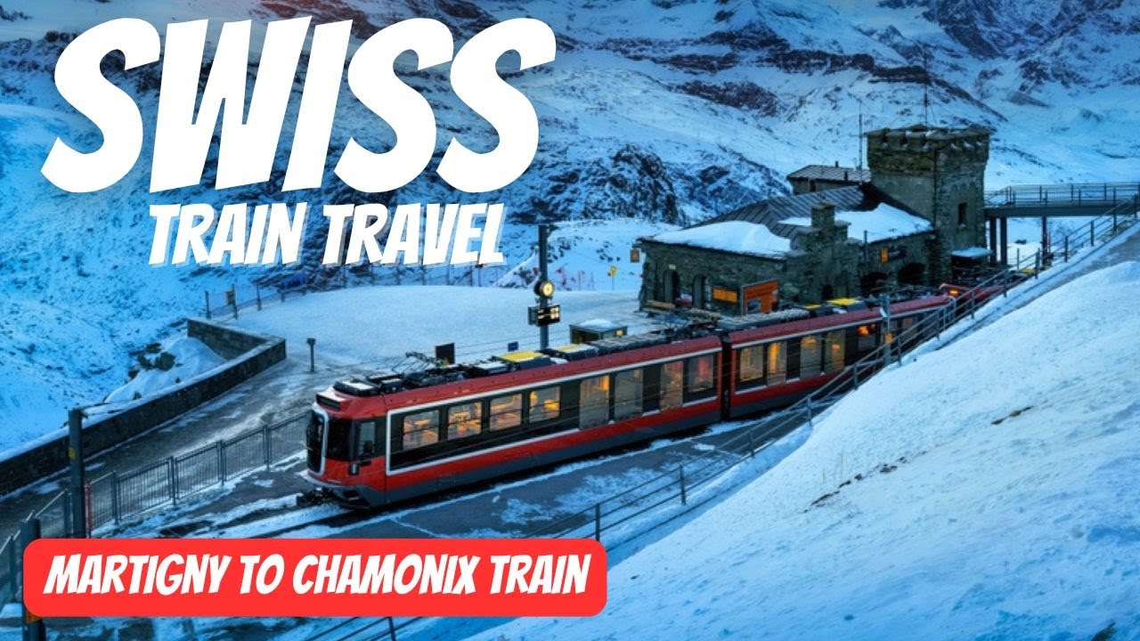 Swiss Train Travel | Martigny to Chamonix Train -Train Videos