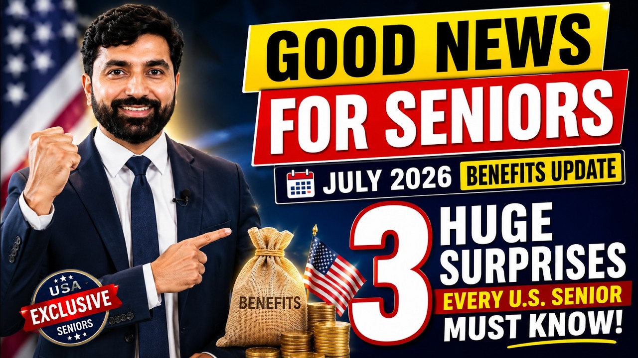 GOOD NEWS FOR SENIORS | July 2026 Benefits Update | 3 Huge Surprises Every U.S. Senior Must Know.