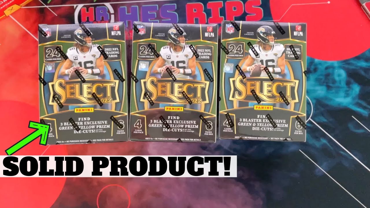 High Ceiling in Retail! 2022 Panini Select Football 6-Pack Blaster Boxes