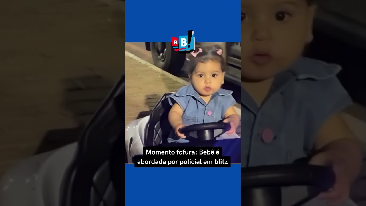 Beb&ecirc; &eacute; abordada por policial em Blitz
