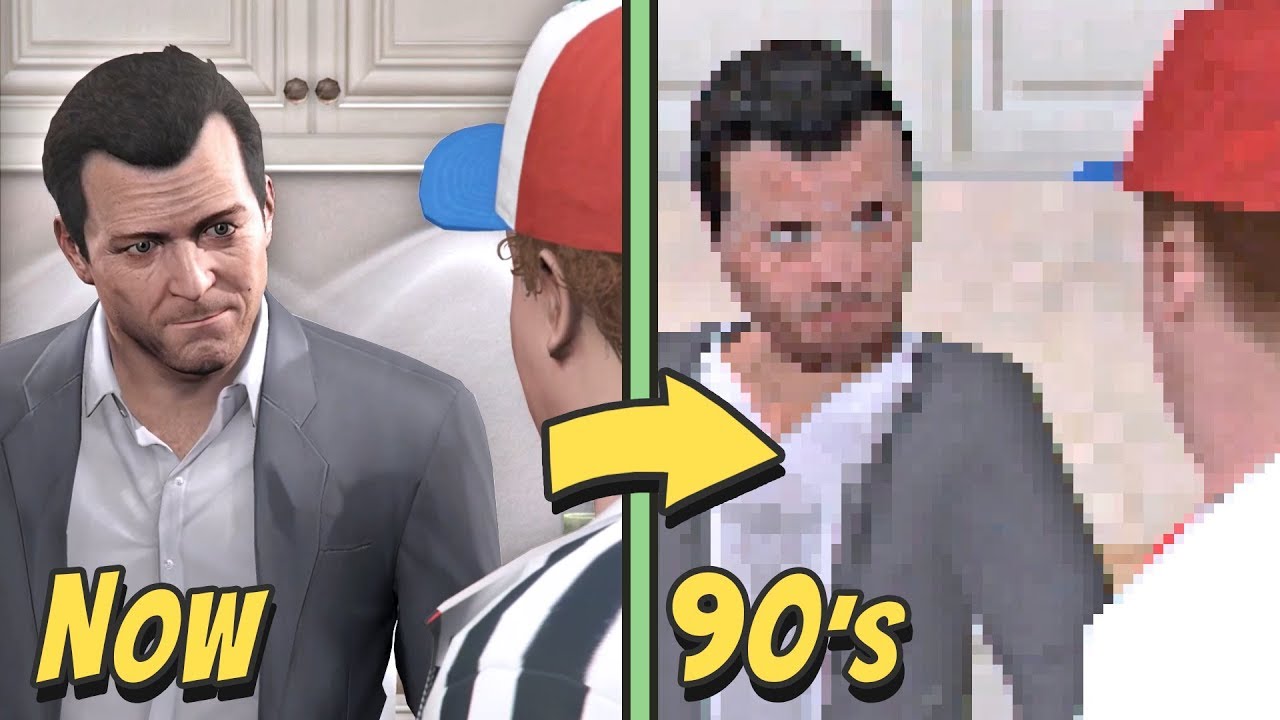 GTA 5 But with 90's GRAPHICS