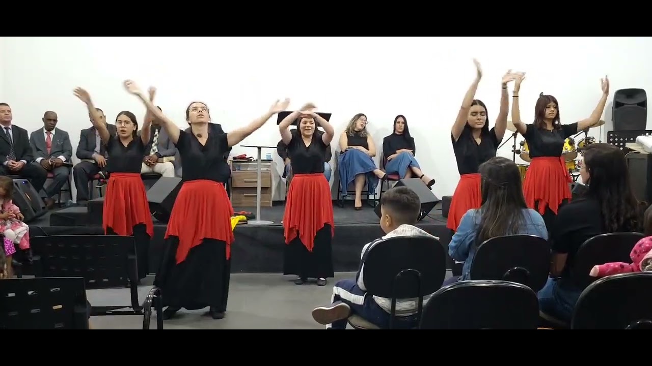 Culto de jovens A.D.B.J coreografia o medo não vai me parar, Sarah Beatriz 18/05/25🙏🙏🔥
