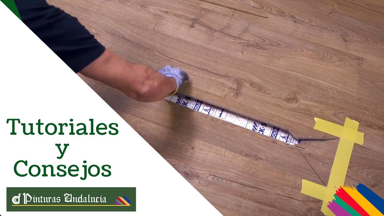 C&oacute;mo cambiar una lama suelo laminado - Pinturas Andaluc&iacute;a