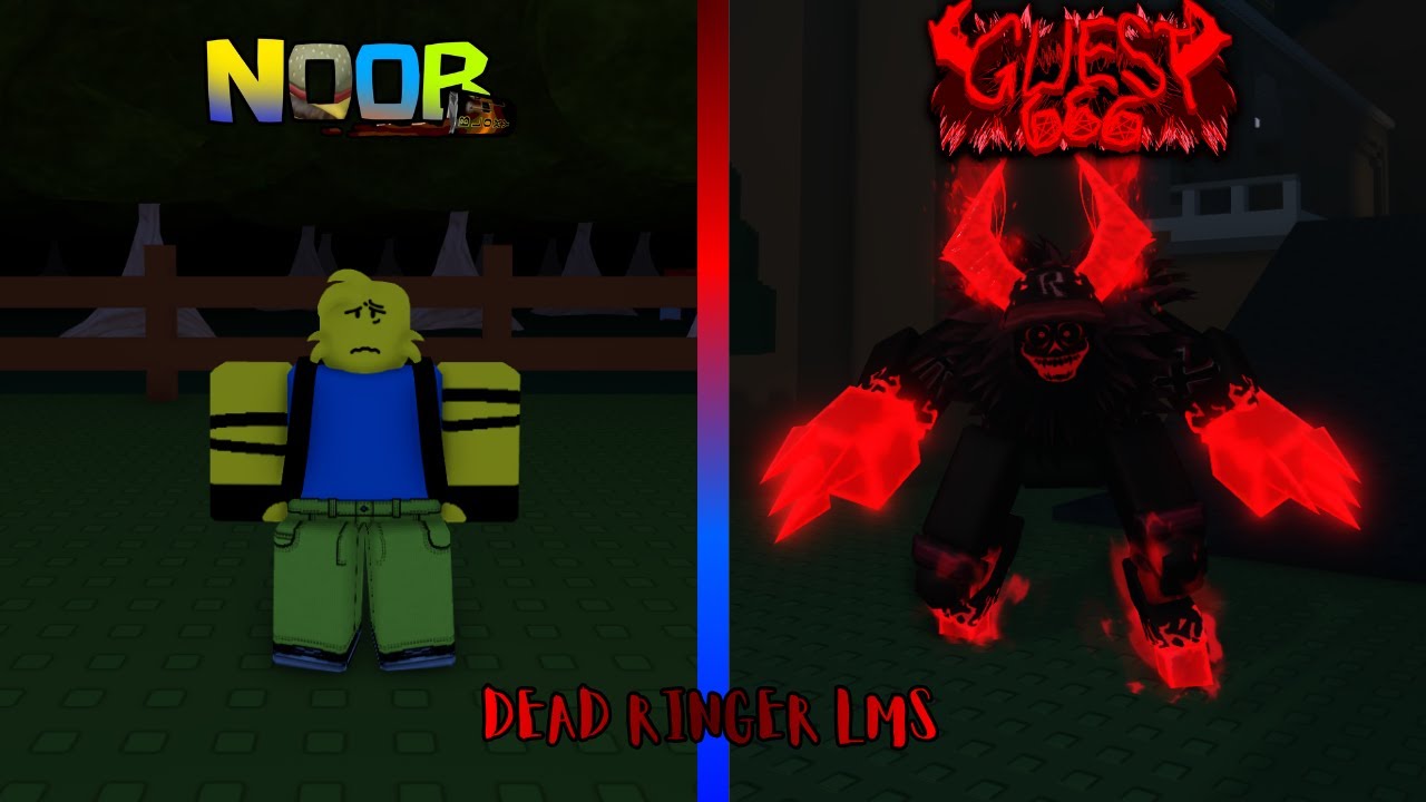 ROBLOX Forsaken NOOB VS GUEST 666 LAST MAN STANDING THEME (Dead Ringer)