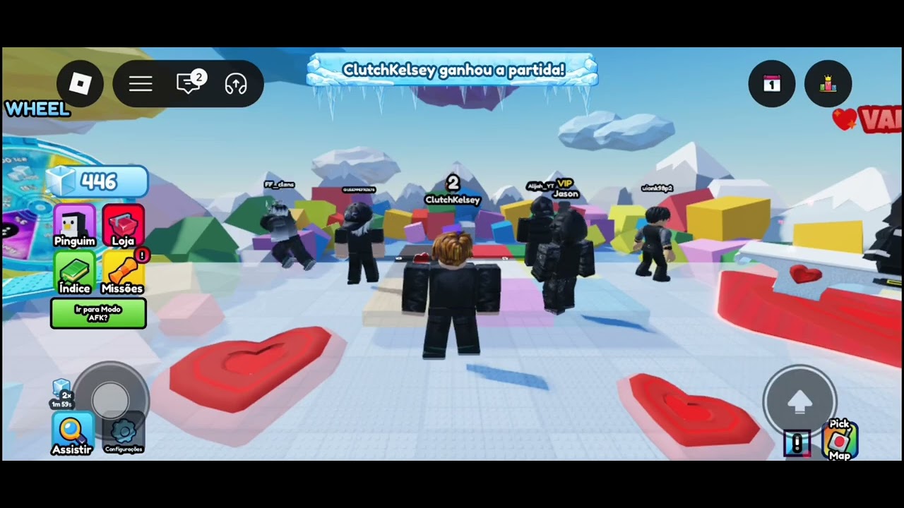 Jogando Knockout 🐧