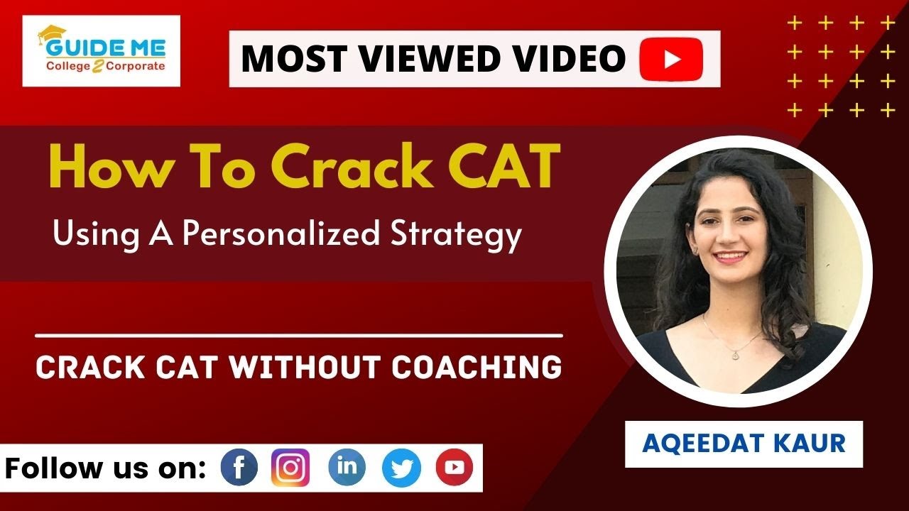 How To Crack CAT? || Using a Personalized Strategy  || Crack CAT Without Coaching