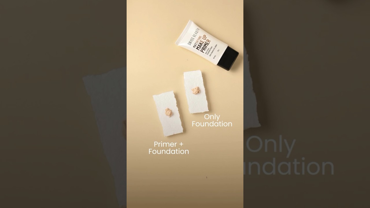 Putting our Mattifying Primer to a test |Swiss Beauty #shorts #makeupreview #makeupshorts