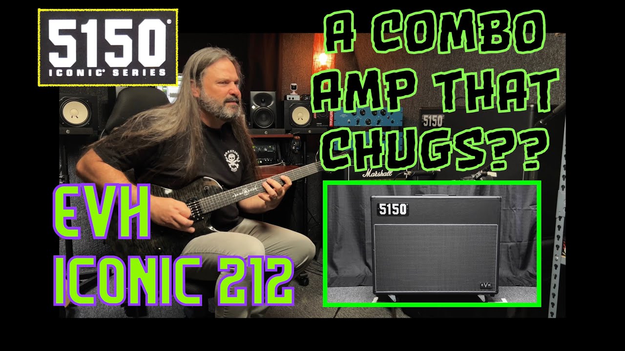 EVH 5150 Iconic 60 watt 212 Combo - Metal, Rock, Clean Play Through