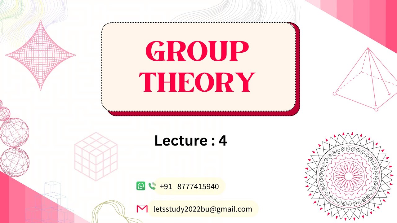 Group Theory 4 2025 June | LS2M