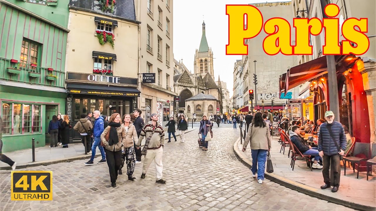 Paris, France🇫🇷 - 4K HDR Walking Tour- Paris April 2025 | Paris 4K | A Walk In Paris