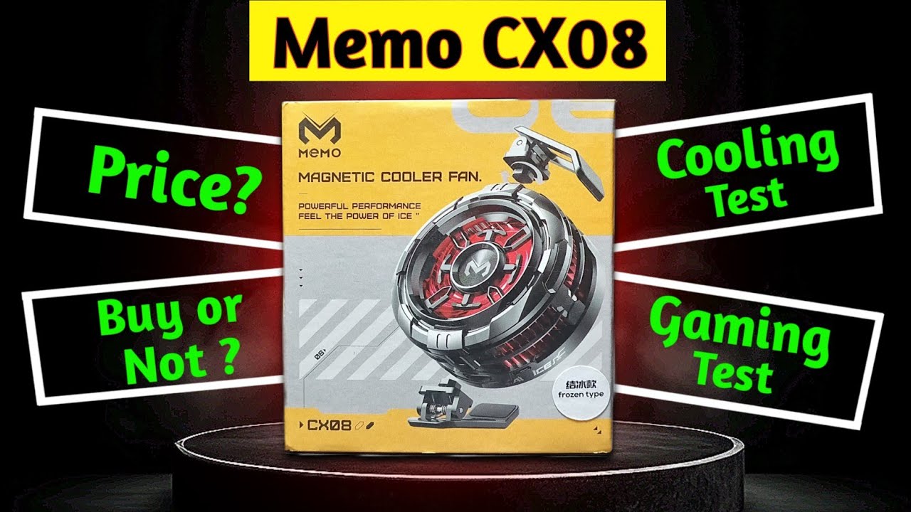 Memo CX08 Extreme Cooling Test 2025 - Best Cooling Fan? Buy or Not?