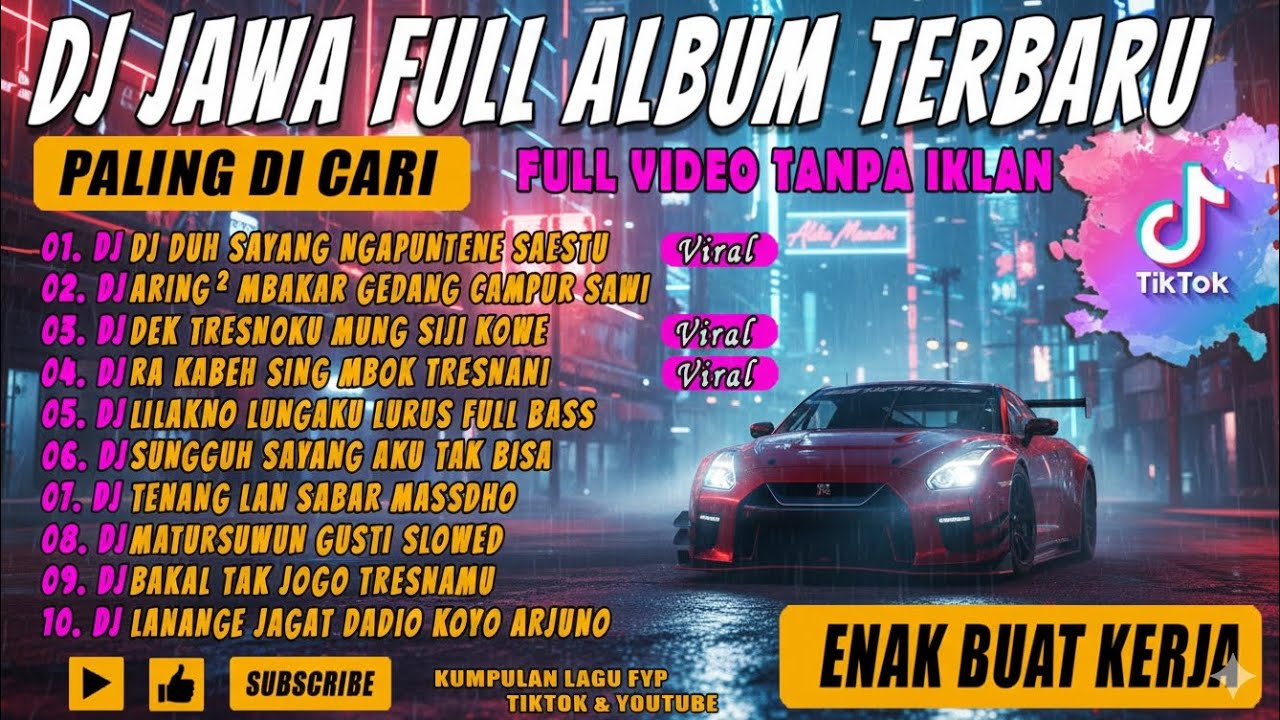 DJ JAWA VIRAL TERBARU  2025 FULL BASS - DJ DUH SAYANG NGAPUNTENE SAESTU | DJ SABAR FULL TANPA IKLAN 