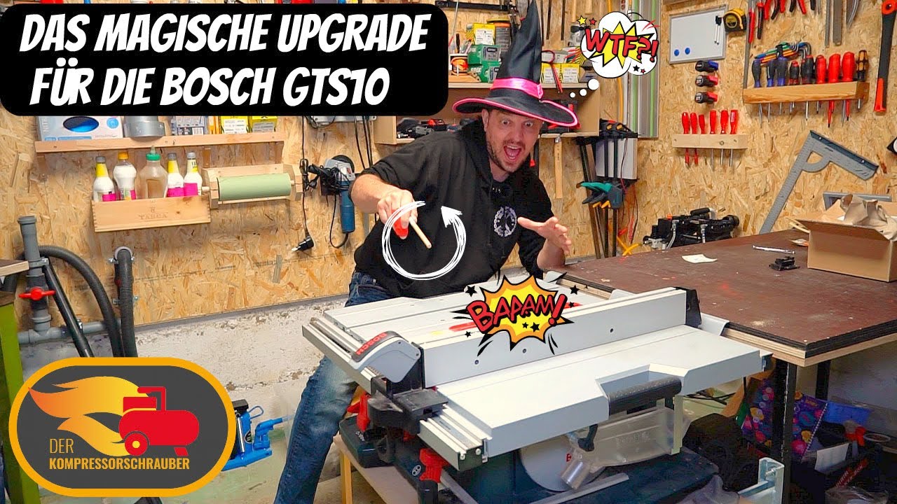 Das Magische Upgrade für die Bosch GTS10XC ! Besser gehts nicht! #parallelanschlag #tischkreissäge