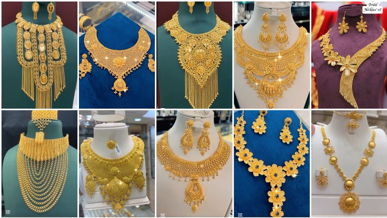 Top Trending Gold Necklace Set Designs 2025 | Latest Bridal & Royal Gold Necklace Collection 2025