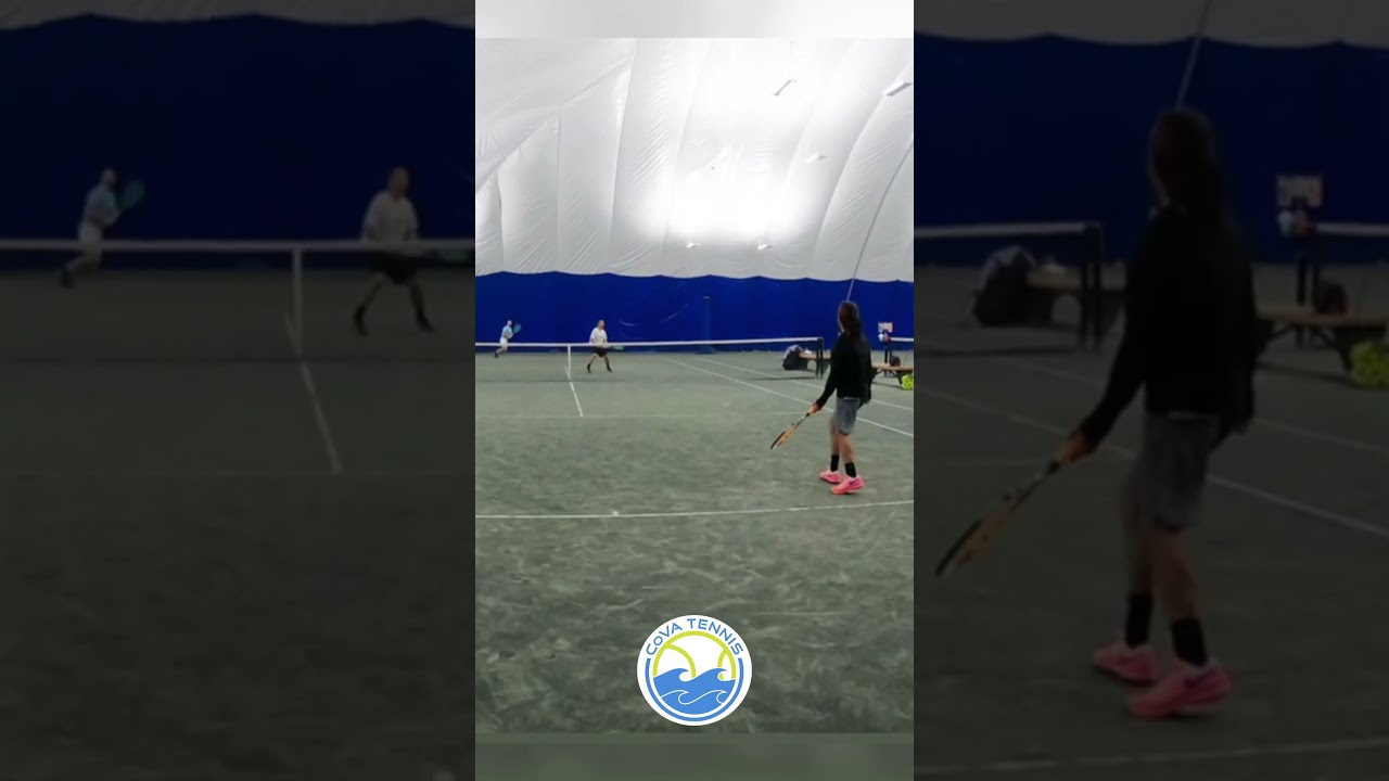Sickest Half Volley Tennis Shot Ever | CoVA Tennis 4.5 Training