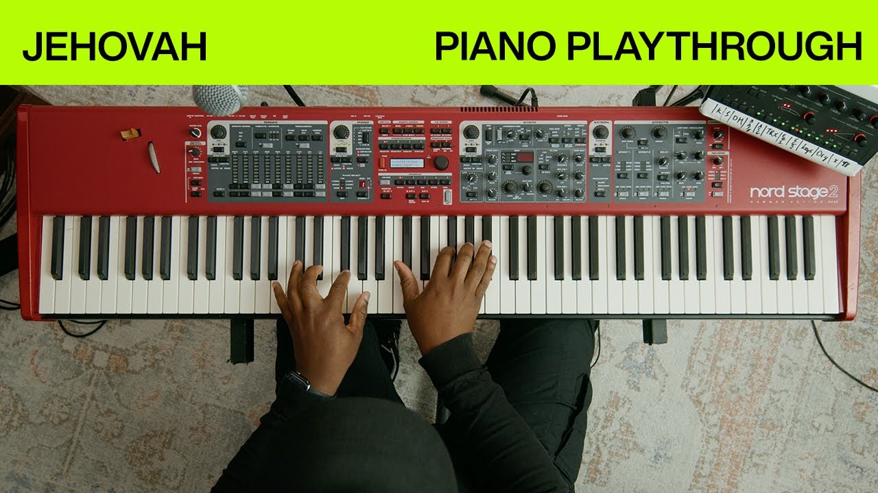 Jehovah | Official Piano Playthrough | @elevationworship