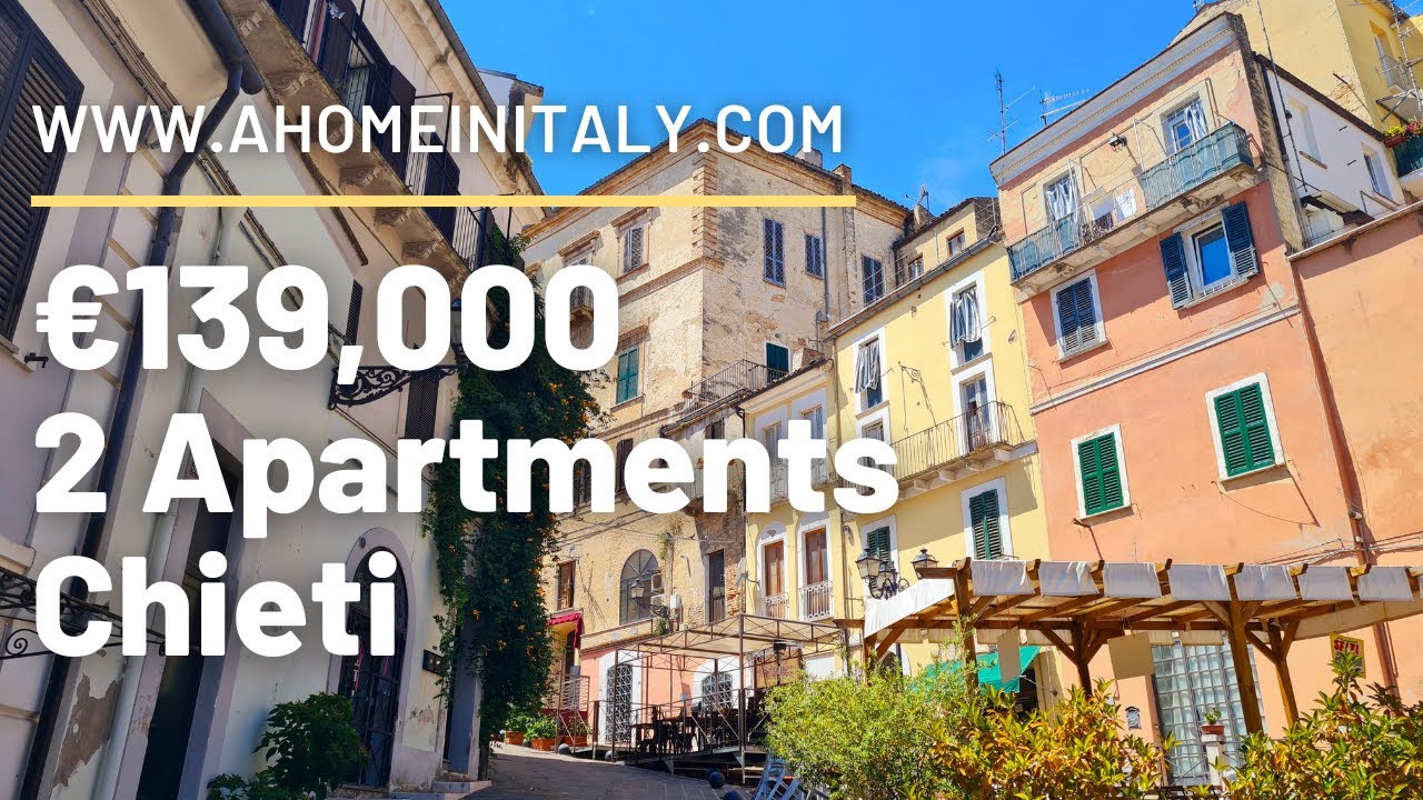 2 APARTMENTS for one INCREDIBLE price in the city of Chieti