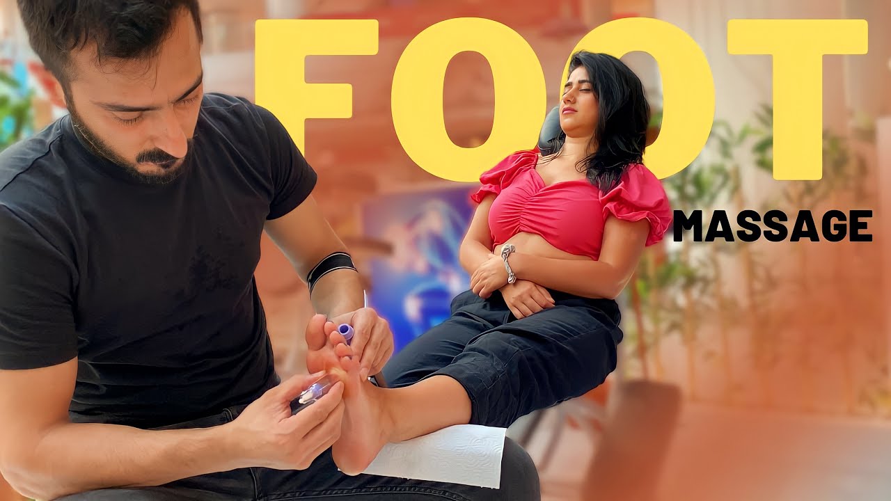 FEMALE MASSAGE FOOT - ASMR MASSAGE YAKUP