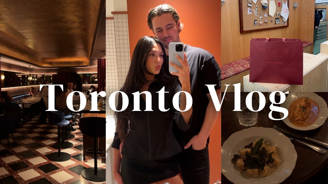 Toronto Vlog | lets go shopping, celebrating my husbands 30th, fav restaurants & spots in the city