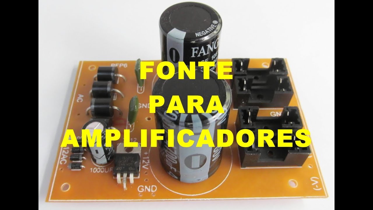 TÉCNICAS DE ÁUDIO PROFISSIONAL (FONTES PARA AMPLIFICADORES)