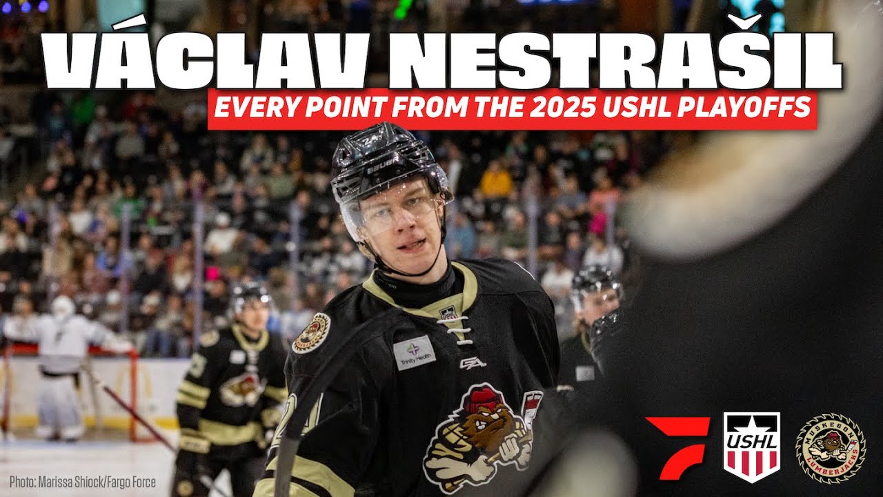 NHL Draft Prospect Highlights: Václav Nestrašil Every Point From The 2025 USHL Playoffs