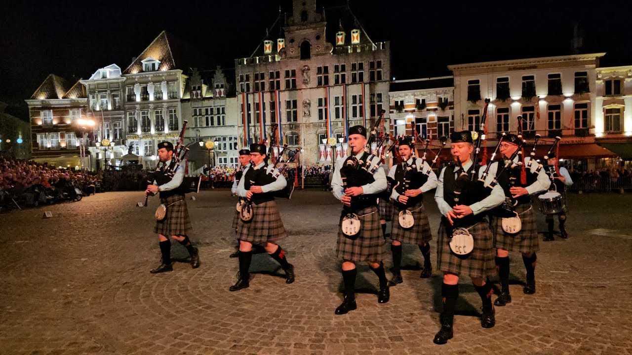The Wallace pipe band Taptoe Bergen op Zoom 2024