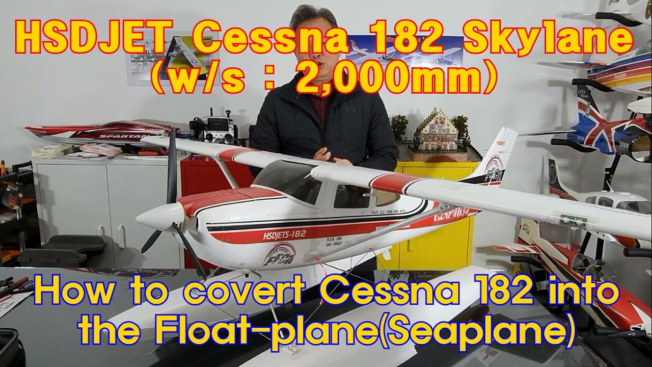 11. HSDjet Cessna-182 Skylane - Как переоборудовать её в гидросамолёт (водоплаватель)