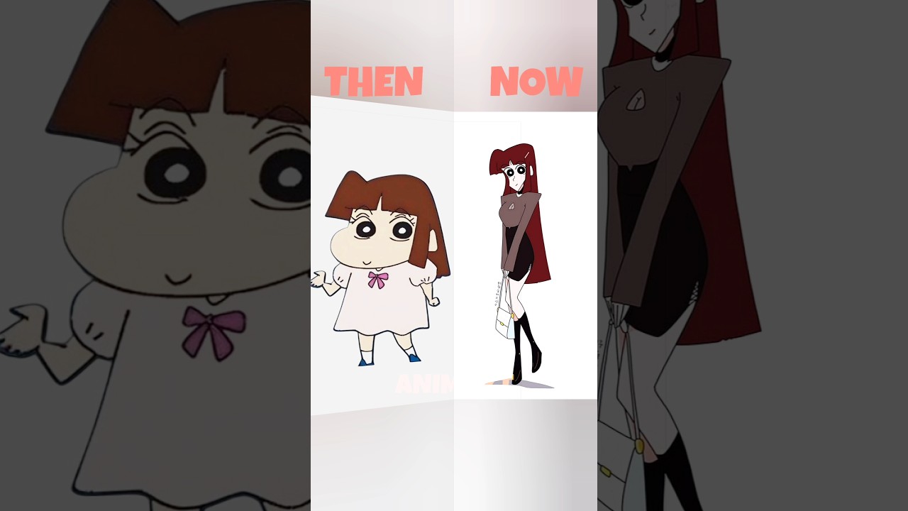 🌹Shinchan all friends then VS new best cartoon ❤️🥰 #shinchan #shorts #viral #cartoon #friends #love