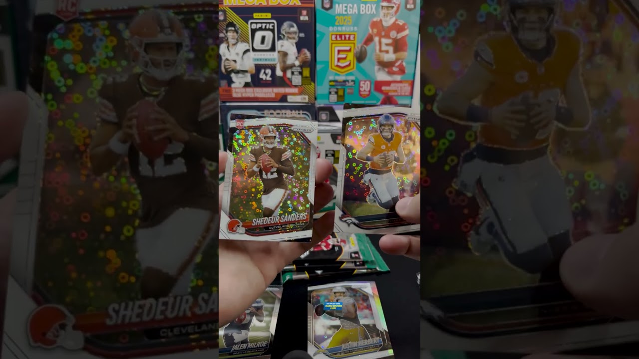 Набор карточек Prizm Blaster Box White Disco HITS 2025 года #спортивныекарточки #nfl #открытиенаб...