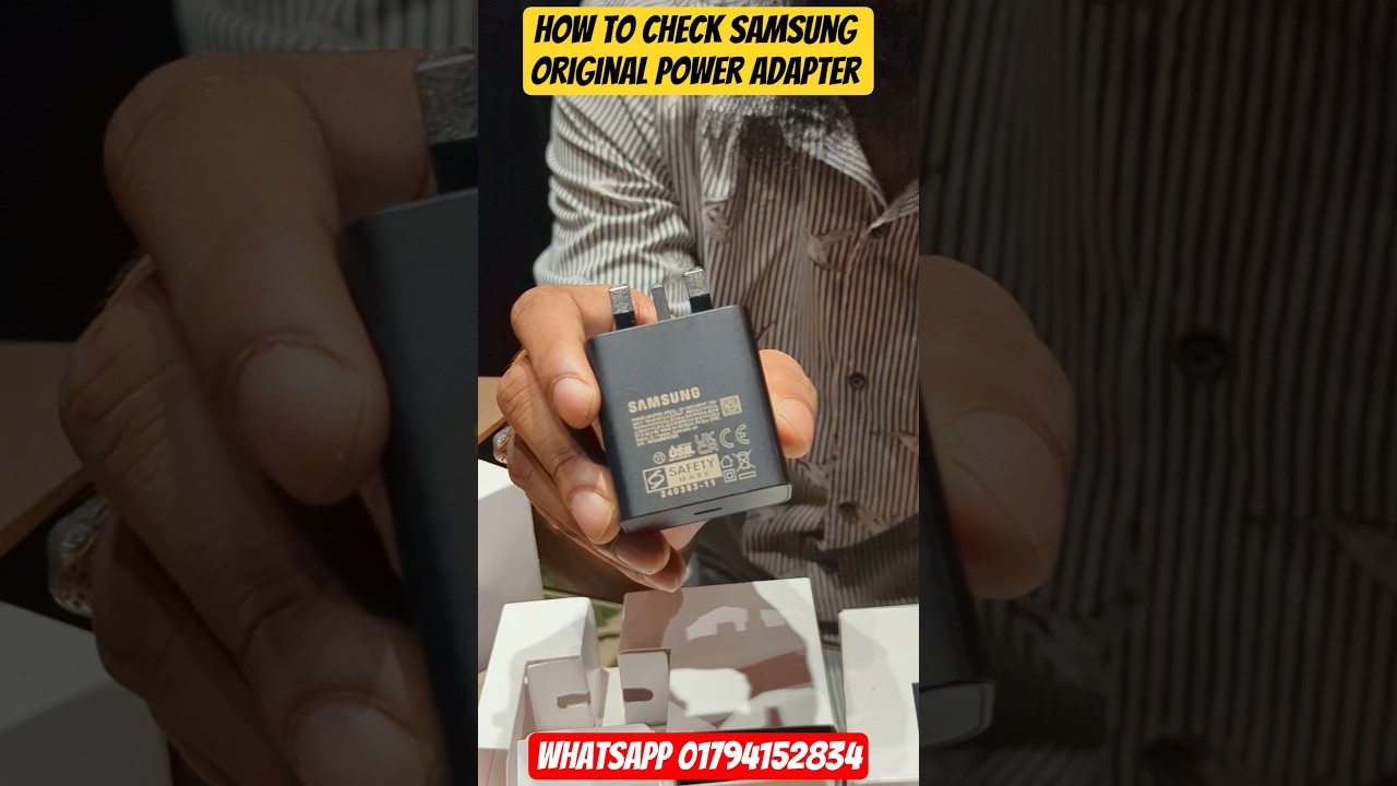 how to check original samsung 45w charger || 45w samsung charger price in bd 