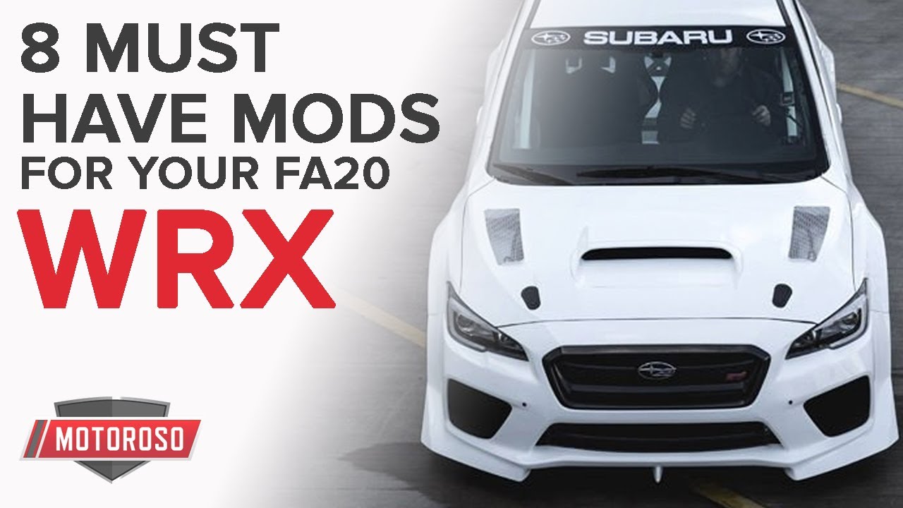 8 Must Have Mods for 2015+ Subaru WRX