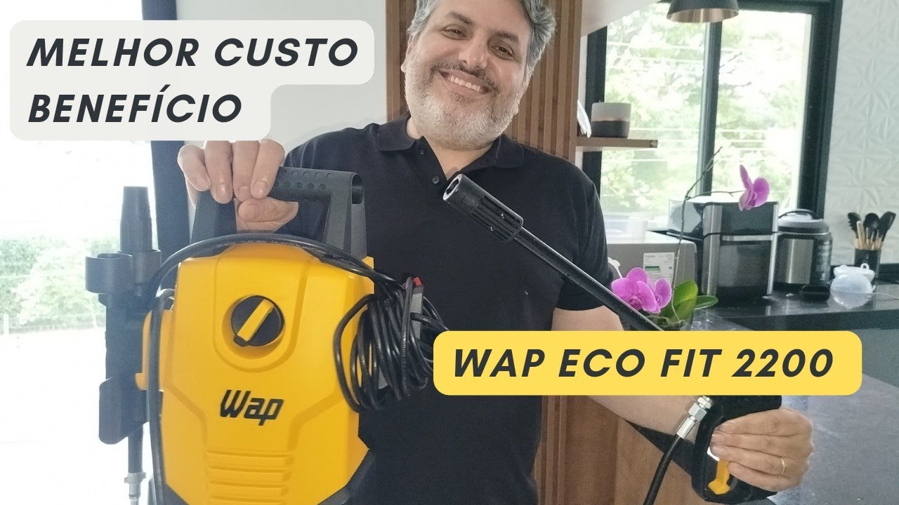 O melhor custo benefício. Lavadora alta pressão. Wap Eco Fit 2200. É Top demais!