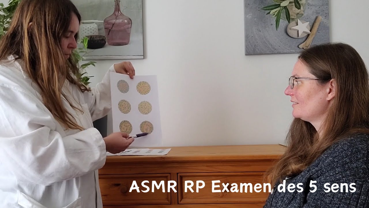 [ASMR FR] Roleplay Médecin Test des 5 Sens sur ma Maman - Chuchotement