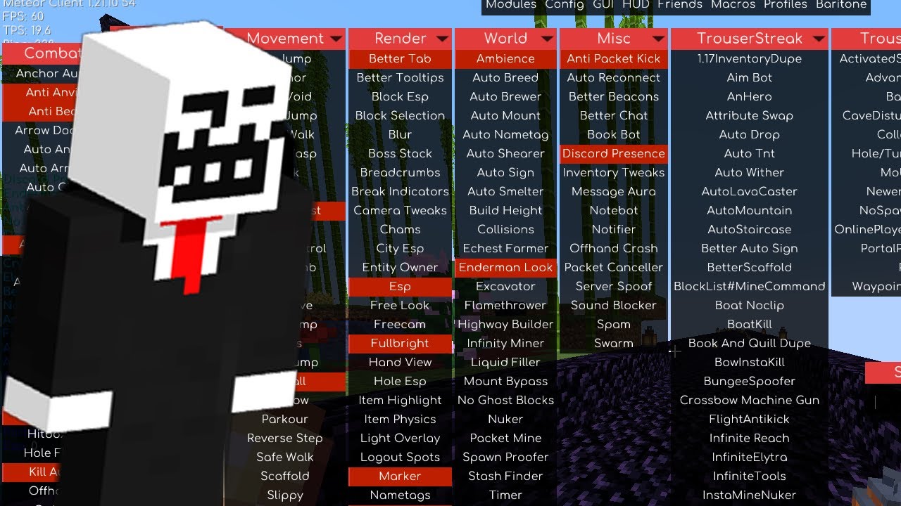 Best Meteor Client Hacks For Anarchy Minecraft Servers (2b2t,6b6t....)