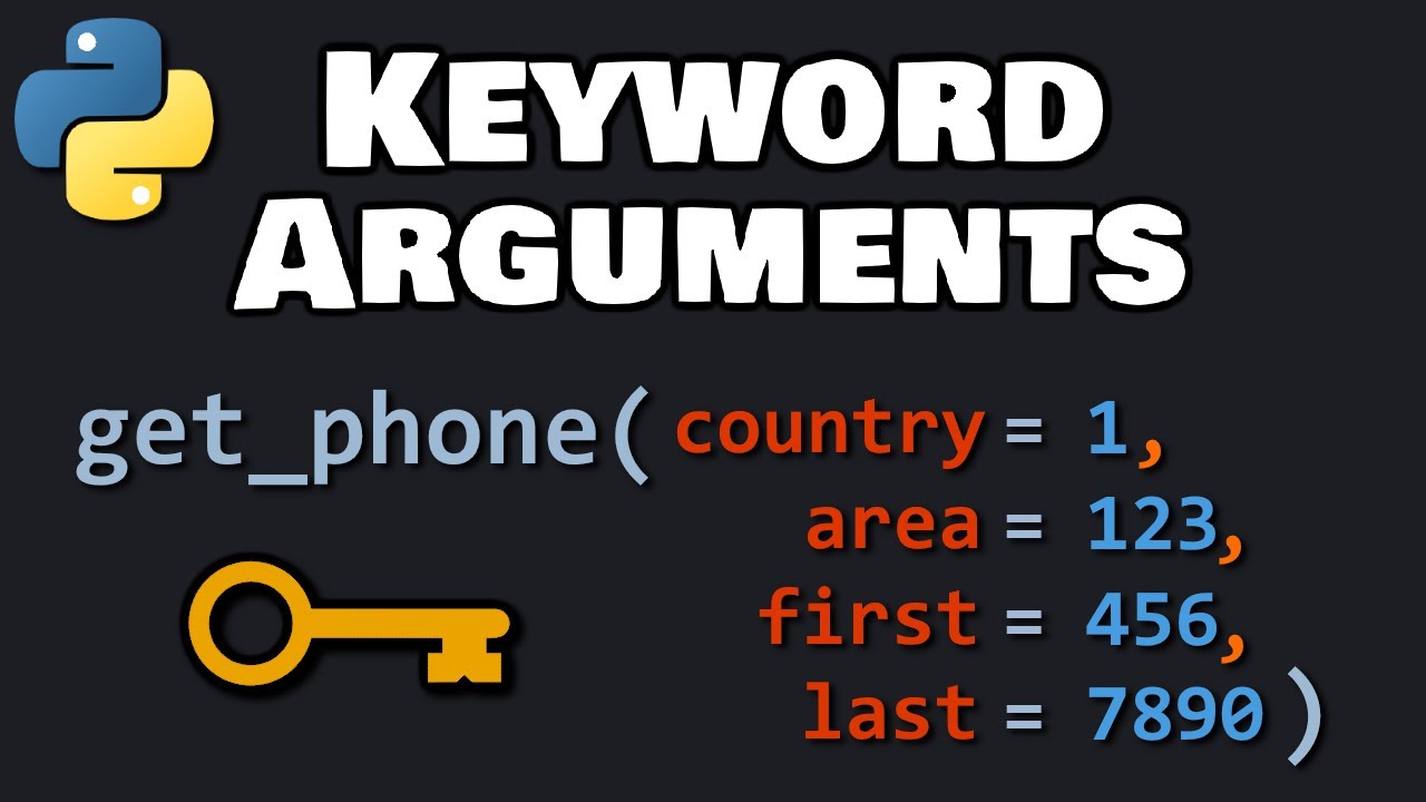 Ключевые аргументы Python — это здорово! 🗝️