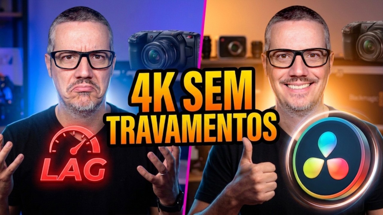 DaVinci Resolve: Editar 4K Sem Travar (PC Fraco)!