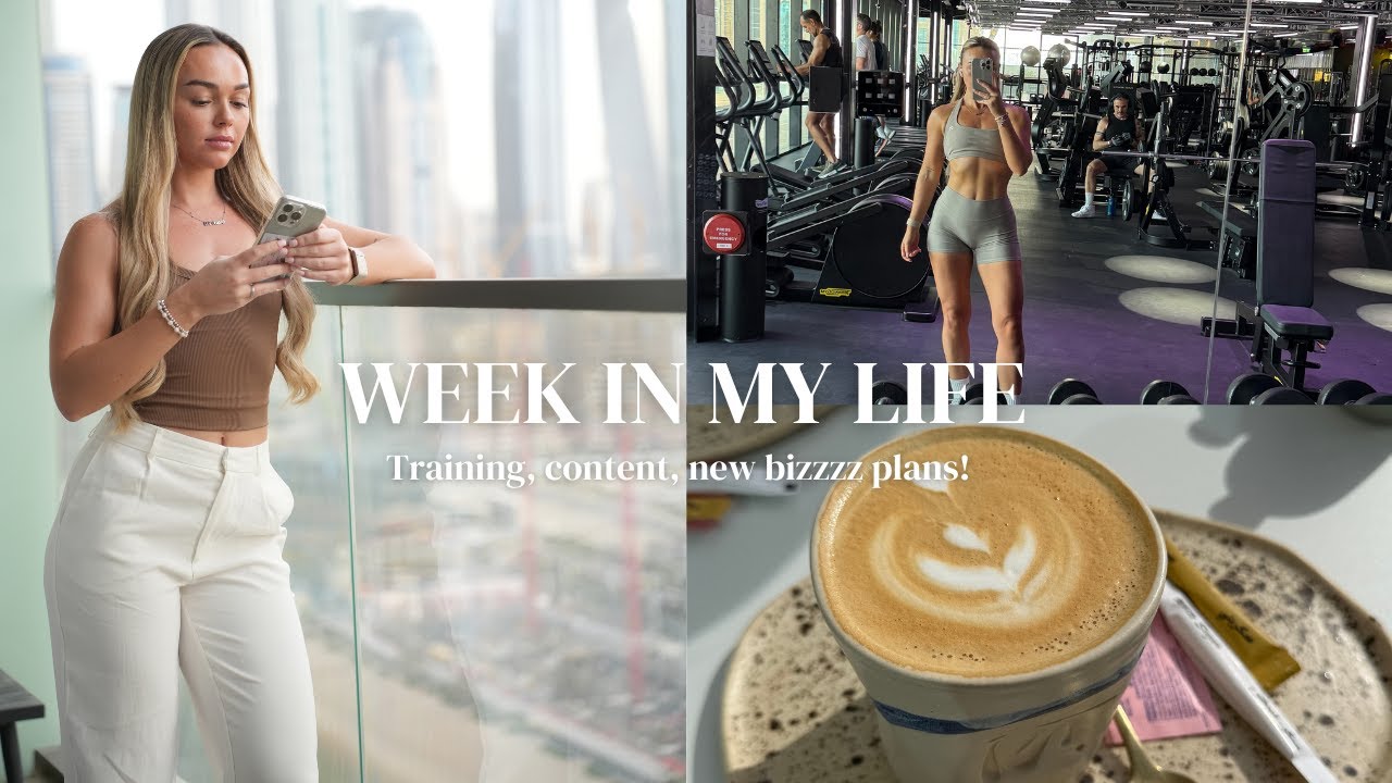 WEEK IN MY LIFE - CURRENT TRAINING SPLIT / NEW BUSINESS VENTURES