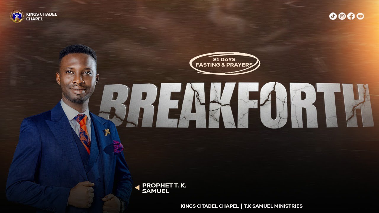 21 DAY FASTING & PRAYERS DAY 6 (BREAKFORTH) II WITH T.K. SAMUEL II KCC GLOBAL II 6.02.26