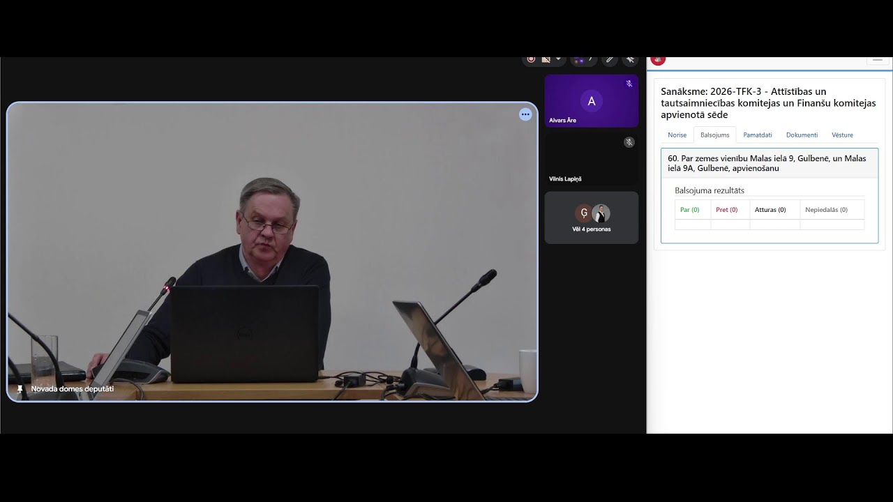 Apvienotā Attīstības un tautsaimniecības komitejas un Finanšu komitejas sēde 18.03.2026.