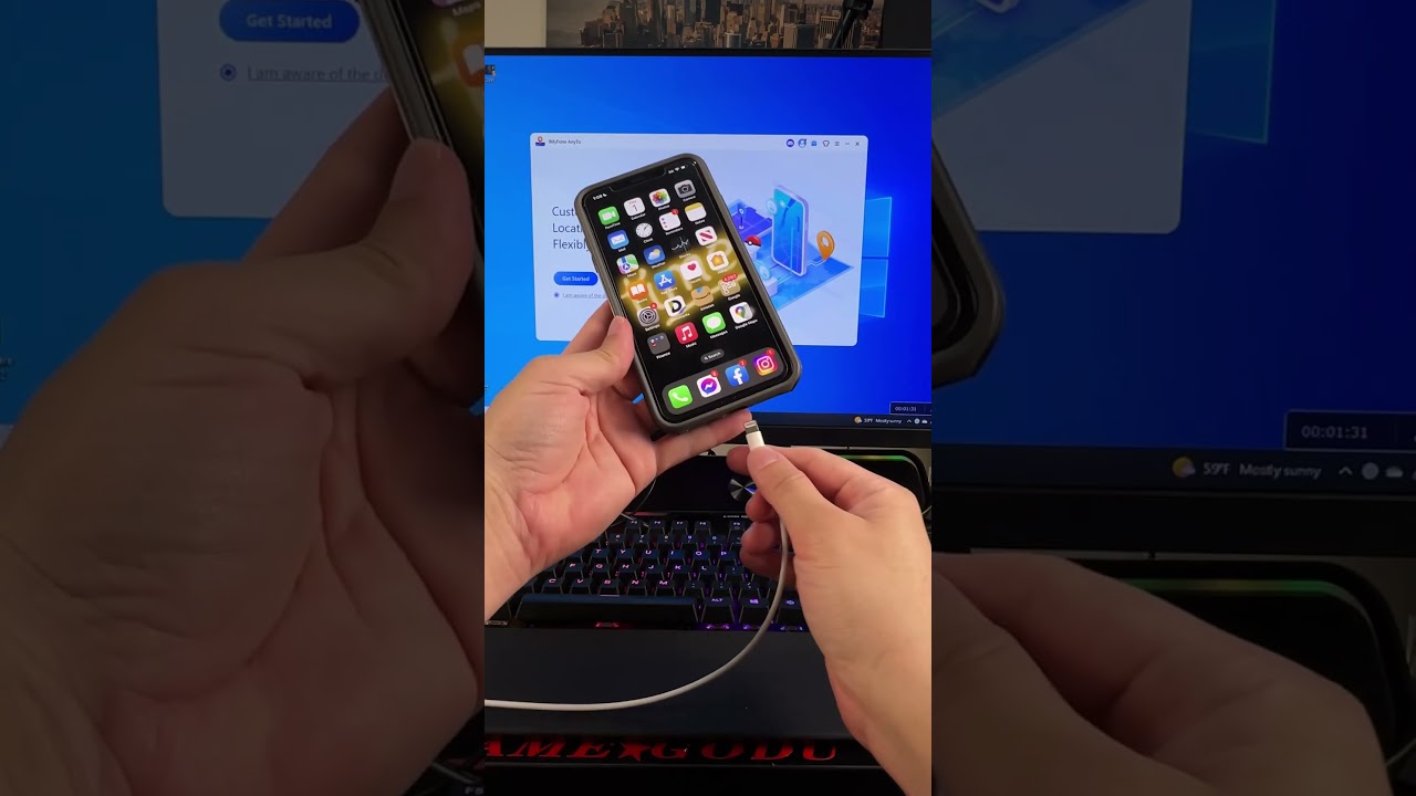 Как подделать местоположение GPS на iPhone (единственный способ, который работает со всеми прилож...