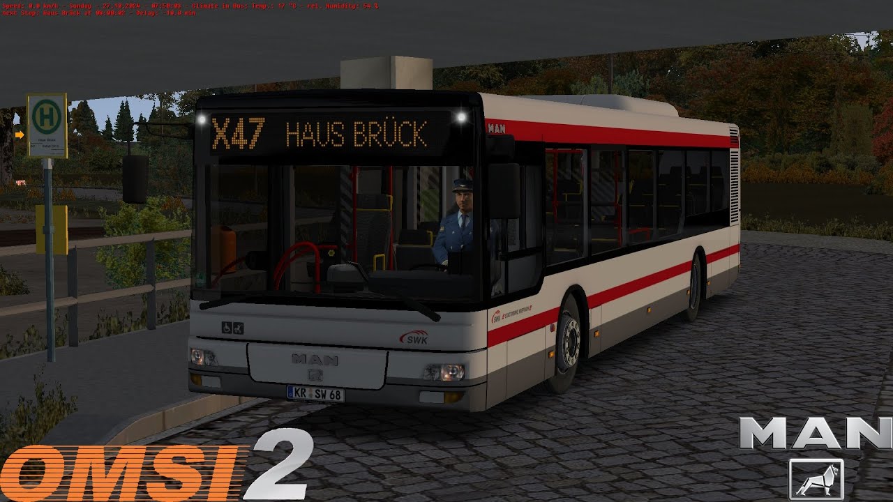 Omsi 2 - Krefrath V3.2 - Line 847 - MAN NL 253