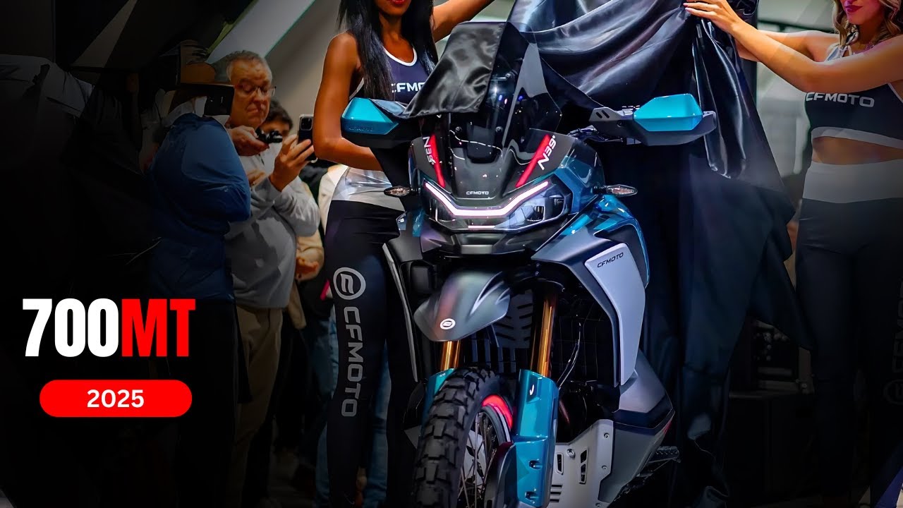 Наконец, выходит CFMOTO 700MT с более мощным двухцилиндровым двигателем, способным уничтожить Kaw...