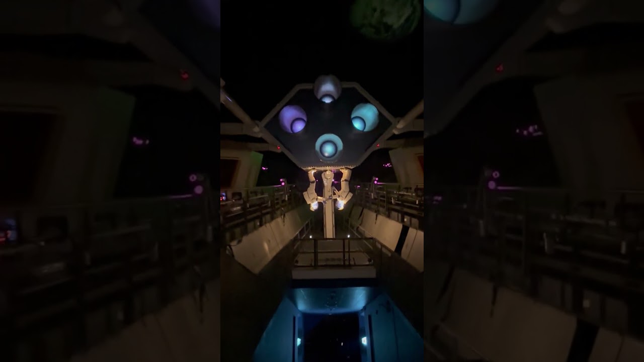 A nighttime ride on peoplemover 