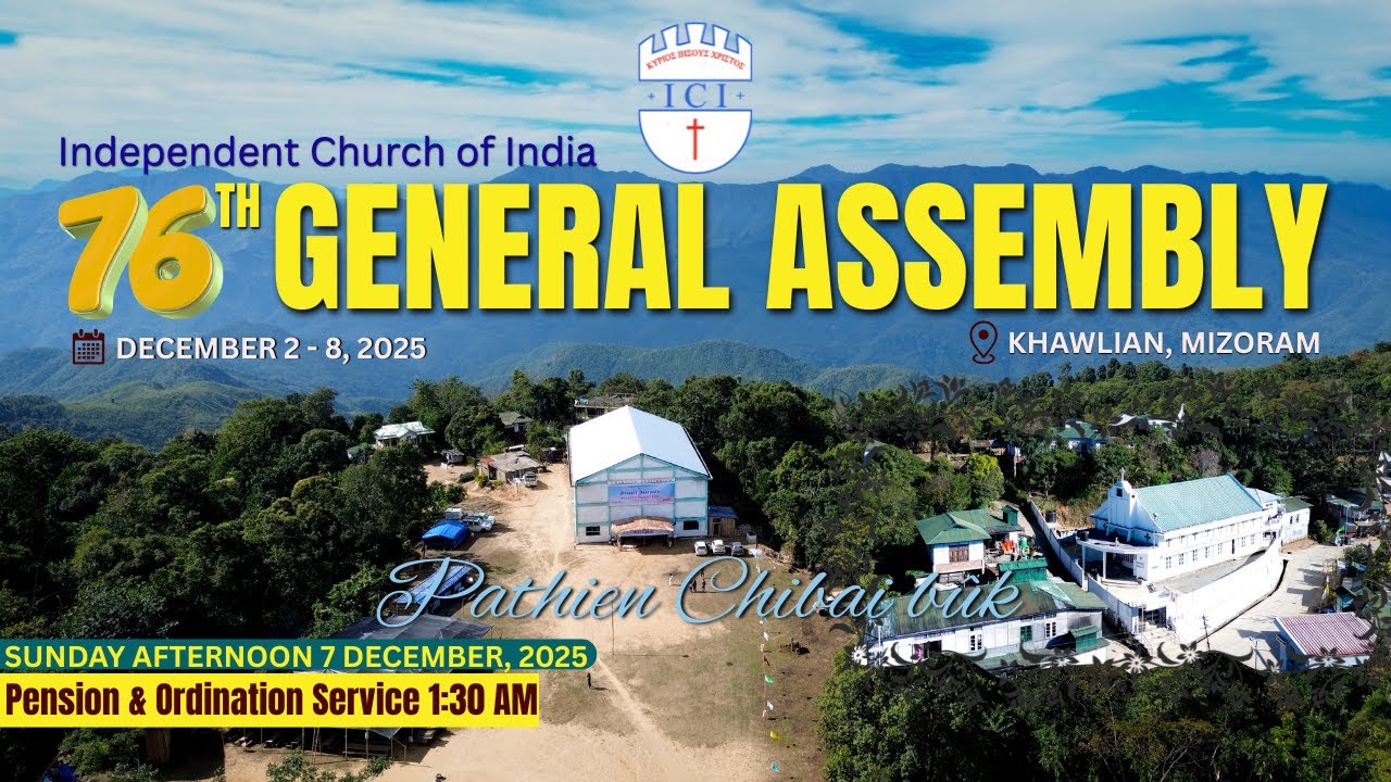 Pension & Ordination Service , 76th ICI General Assembly (LIVE) | Dec. 7, 2025 | Sunday Afternoon
