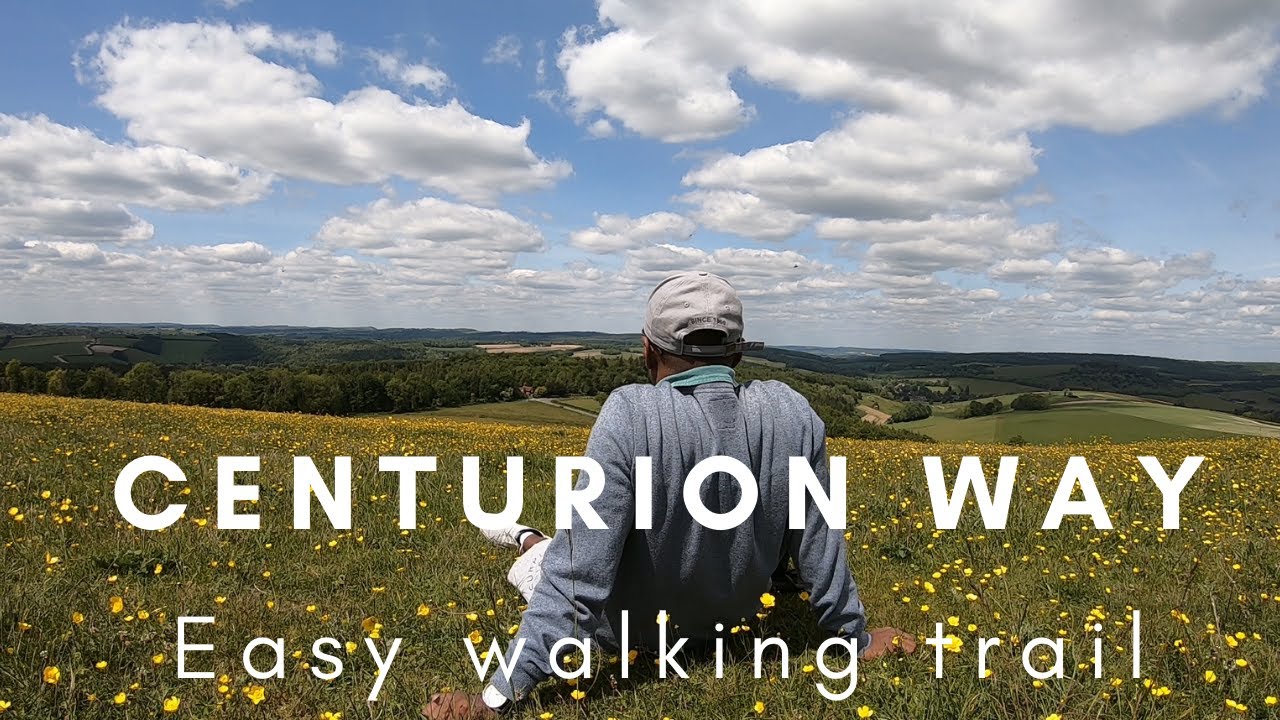 Centurion way path, Chichester, Easy walking trail, 30k, Go Pro Black hero7, 4k