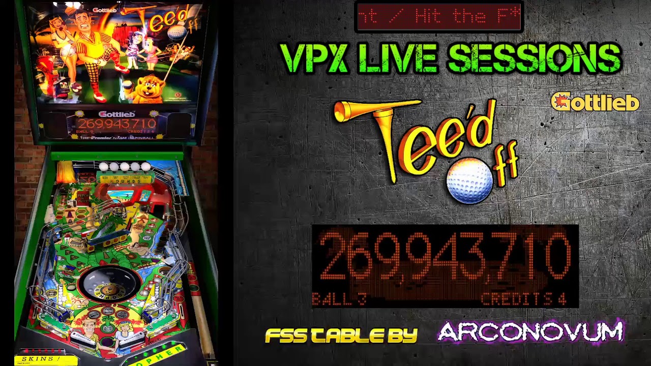 VPX Live Session - Tee'd Off (Gottlieb, 1993)
