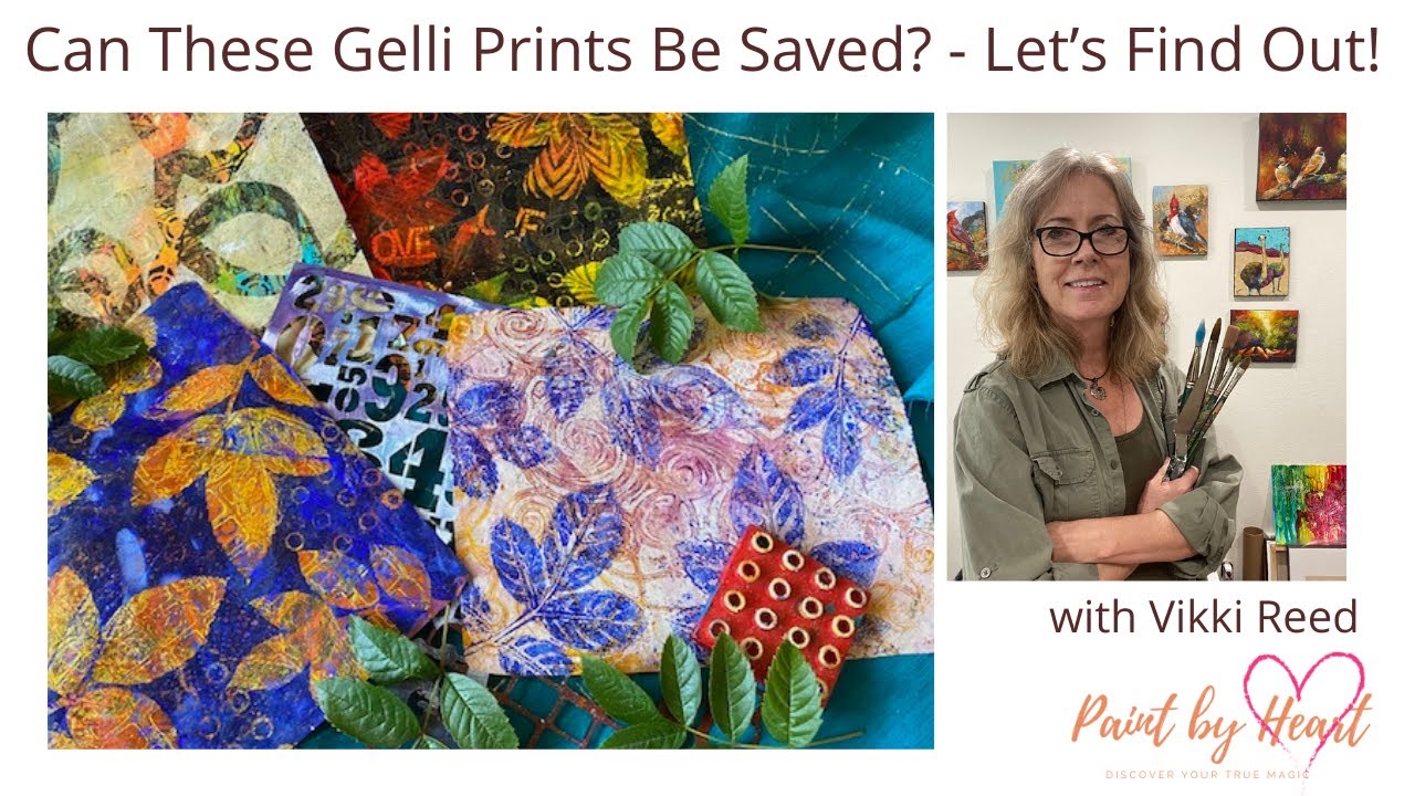 Can These Gelli Prints Be Saved? Let's Find Out!