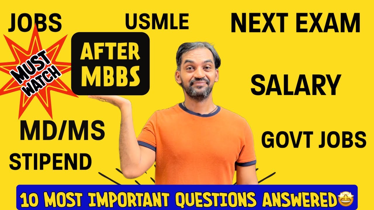 After MBBS | Salary | Jobs | NExT | PG