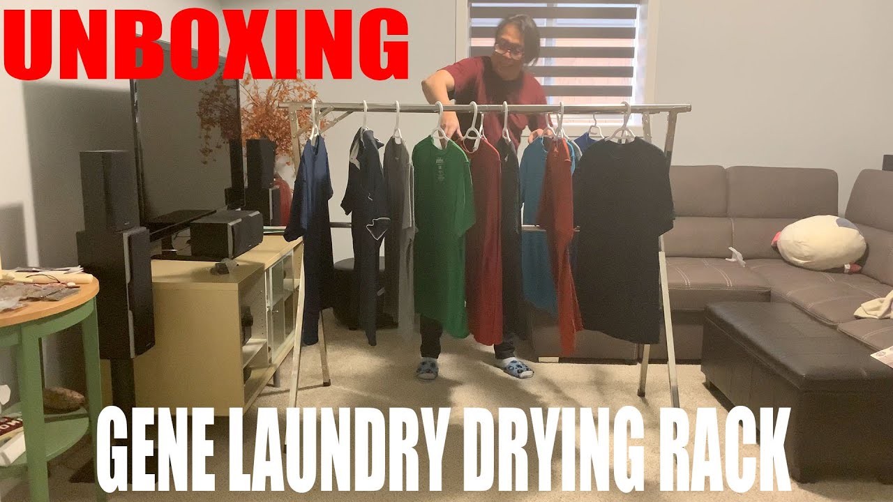 Gene Laundry Drying Rack from Amazon Unboxing and Review
